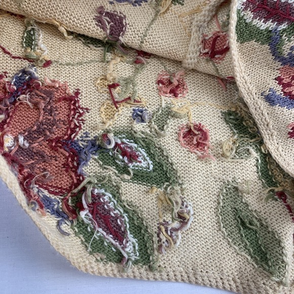 Vintage Cambridge Dry Goods Floral Vest Small Cottagecore Grannycore - Picture 15 of 15